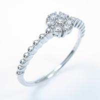 【リメイク】K18WG ダイヤモンドリング