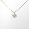 【リメイク】K18YG ダイヤモンドネックレス 1．059ct・K・SI2・GOOD30％引き