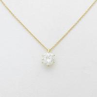 【リメイク】K18YG ダイヤモンドネックレス 1．112ct・I・I1・GOOD20％引き