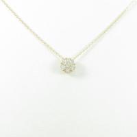 【リメイク】K18YG フラワー ダイヤモンドネックレス10％引き