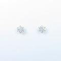 【リメイク】K18YG／ST ダイヤモンドピアス 0．342ct・0．344ct・H・SI1・EXCELLENT