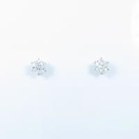 【リメイク】ST／プラチナダイヤモンドピアス 0．614ct・E・SI2・EXT H＆C