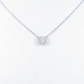 【リメイク】プラチナダイヤモンドネックレス 0．214ct・F・IF・VERYGOOD5％引き