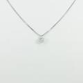 【リメイク】プラチナダイヤモンドネックレス 0．252ct・F・SI2・GOOD