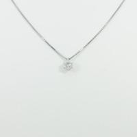 【リメイク】プラチナダイヤモンドネックレス 0．252ct・F・SI2・GOOD