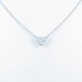 【リメイク】プラチナダイヤモンドネックレス 1．041ct・D・SI1・ハートシェイプ