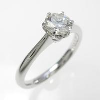 【リメイク】プラチナダイヤモンドリング 0．411ct・H・SI2・VERYGOOD
