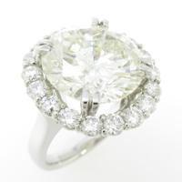 【リメイク】プラチナダイヤモンドリング 10．039ct・VLY・I1・GOOD10％引き