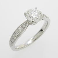 【リメイク】プラチナダイヤモンドリング 1．011ct・E・SI2・GOOD