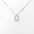 【新品】プラチナダイヤモンドネックレス 0．314ct・D・SI2・VERYGOOD5％引き