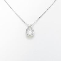 【新品】プラチナダイヤモンドネックレス 0．314ct・D・SI2・VERYGOOD5％引き