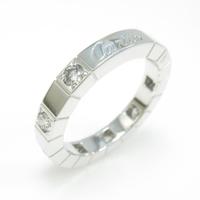 カルティエ ラニエール ハーフダイヤ リング