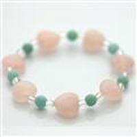 ジェムケリーローズクォーツブレスレット