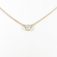 ティファニー バイザヤード ネックレス 0．18ct・G・IF・EXCELLENT10％引き