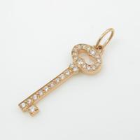 ティファニー ヴィンテージ オーバル キー ミニ ペンダント30％引き