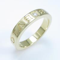 ブルガリ ダブルロゴ リング