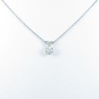 プラチナダイヤモンドネックレス 0．383ct・G・SI2・GOOD10％引き