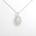 プラチナダイヤモンドネックレス 0．688ct・M・SI1・マーキスカット20％引き