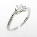 プラチナダイヤモンドリング 0．232ct・D・VVS1・EXT H＆C