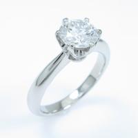 プラチナダイヤモンドリング 1．005ct・E・VS2・VERYGOOD
