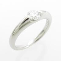 ロイヤル アッシャー ダイヤモンドリング 0．31ct・D・VS1