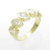 750YG ダイヤモンドリング