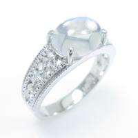 K18WG ラブラドライトリング