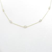 K18YG ダイヤモンドネックレス10％引き