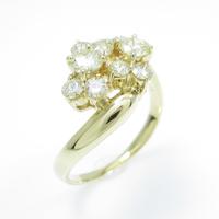 K18YG ダイヤモンドリング