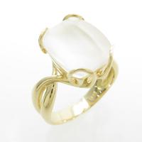 K18YG ムーンストーンリング