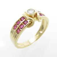 K18YG ルビーリング