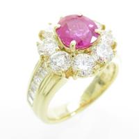 K18YG ルビーリング