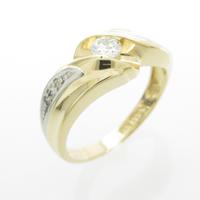 K18YG／PT ダイヤモンドリング10％引き