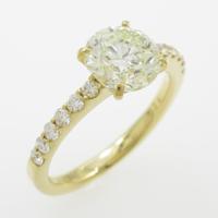 【リメイク】K18YG ダイヤモンドリング 1．523ct・VLY・SI2・GOOD