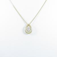 【新品】K18YG ダイヤモンドネックレス 0．247ct・G・SI2・GOOD