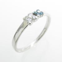 K18WG ダイヤモンドリング