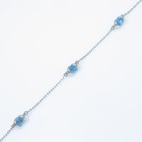 4゜C ブルートパーズブレスレット