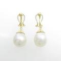 K18YG シロチョウパールイヤリング