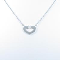 カルティエ Cハート ネックレス