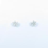 プラチナダイヤモンドピアス 0．559ct・0．563ct・G?H・SI2・GOOD
