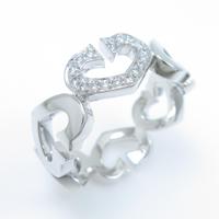 カルティエ Cハート 1P リング