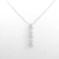 K18WG ダイヤモンドネックレス