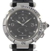 カルティエ W3105055 パシャ950GMTパワーリザーブ SSxPT 自動巻