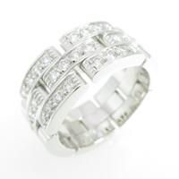 カルティエ マイヨンパンテール ハーフダイヤ リング