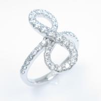 K18WG ダイヤモンドリング