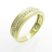 K18YG ダイヤモンドリング