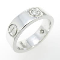 カルティエ ラブリング ハーフダイヤ