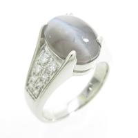 PT シリマナイトキャッツアイリング