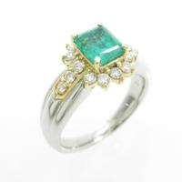 PT／K18YG エメラルドリング