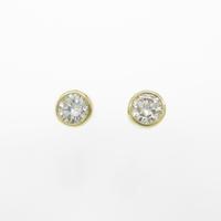 K18YG ダイヤモンドピアス